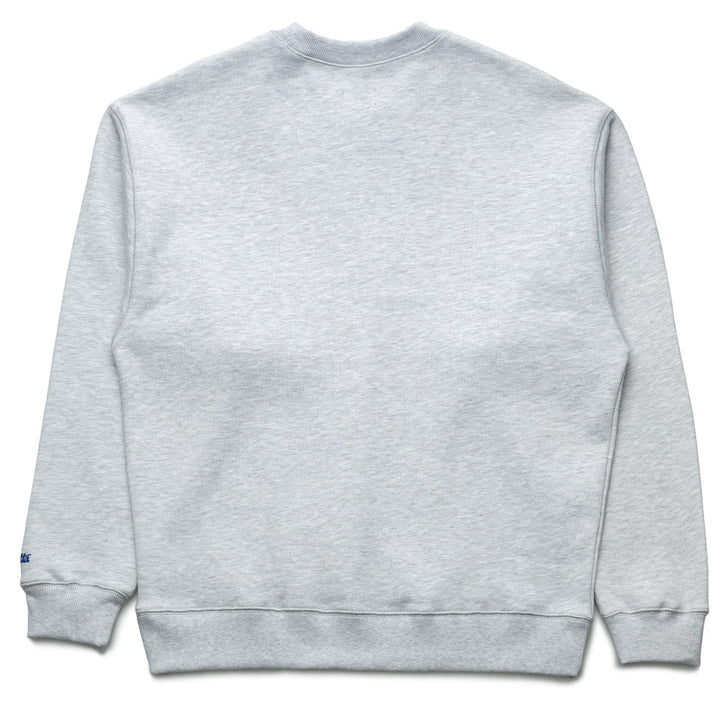 Patta Lucky Charm Pocket Crewneck Sweater | Snow Melange Grey - CROSSOVER
