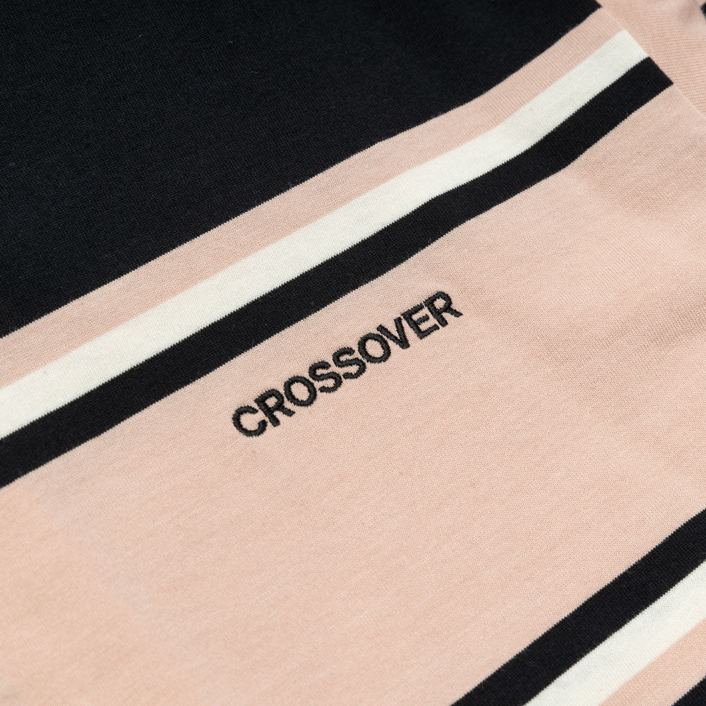 Crossover Miller Stripe L/S Tee | Black Pink - CROSSOVER