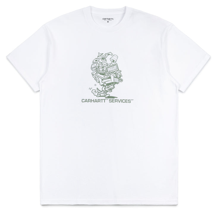Moving Service Tee | White