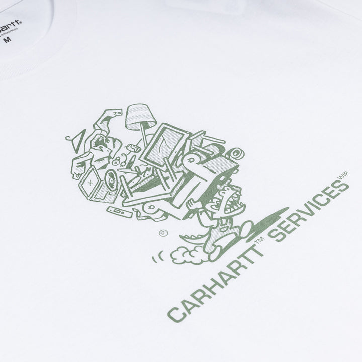 Moving Service Tee | White