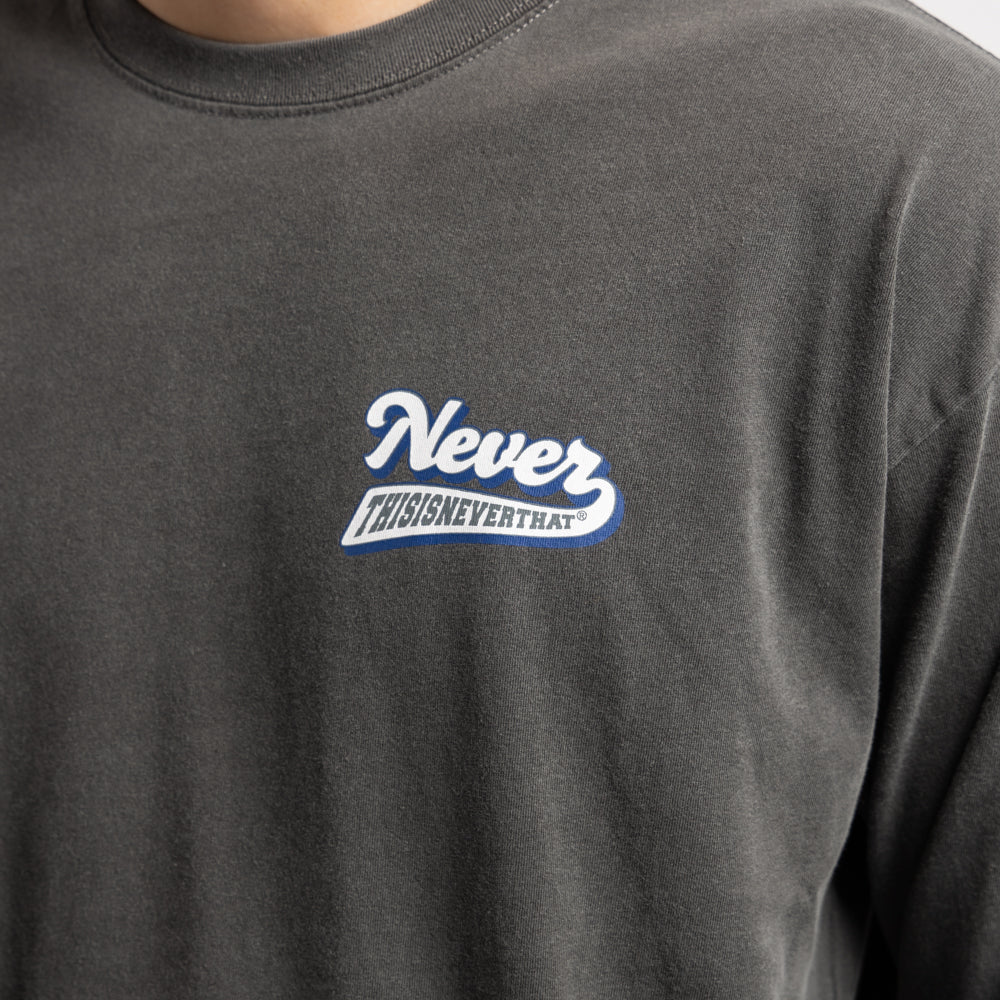 Never L/S Tee | Charcoal