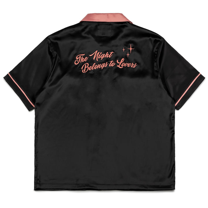 Night Lovers Bowling Shirt | Black
