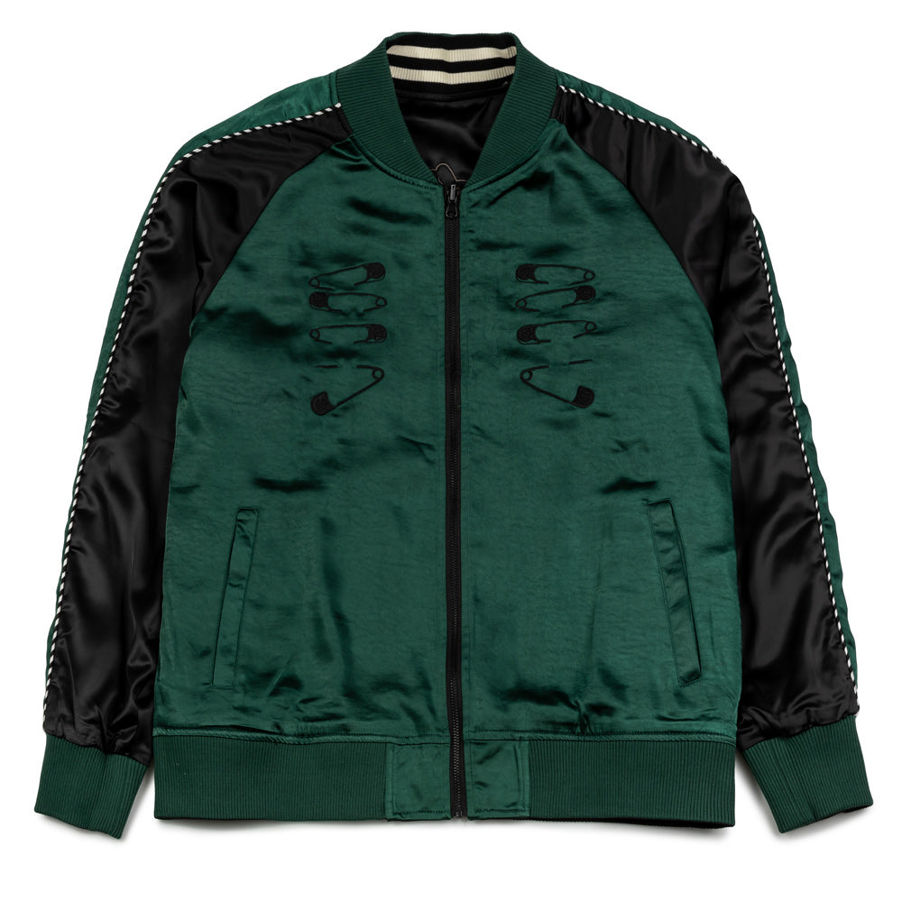 Night Lovers Reversible Souvenir Jacket | Black Green