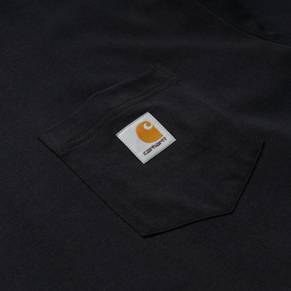 Carhartt WIP Pocket Loose L/S Tee Black1