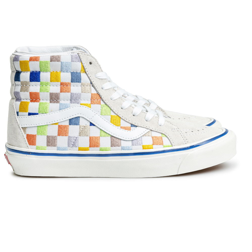 Vans SK8-Hi 38 DX Anaheim Factory 'Heritage Embroidery' | White - CROSSOVER