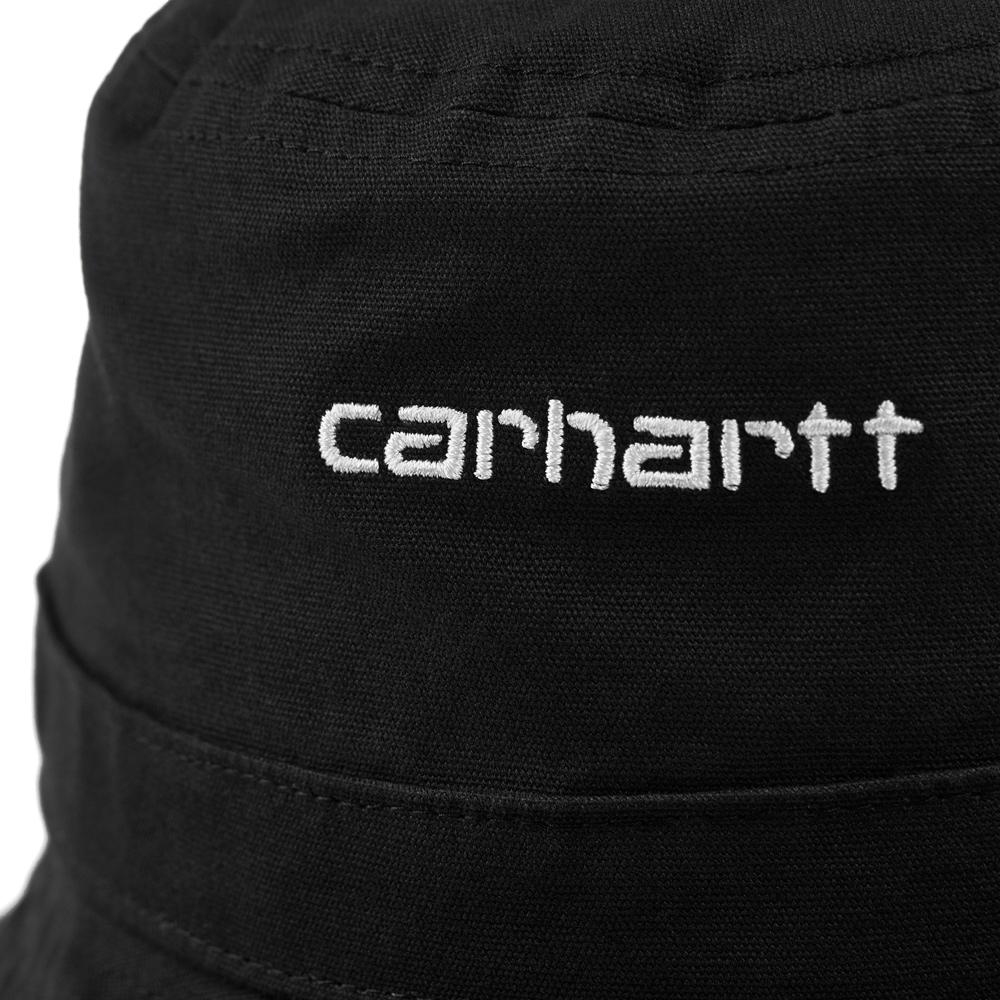 Carhartt WIP Script Bucket Hat | Black - CROSSOVER