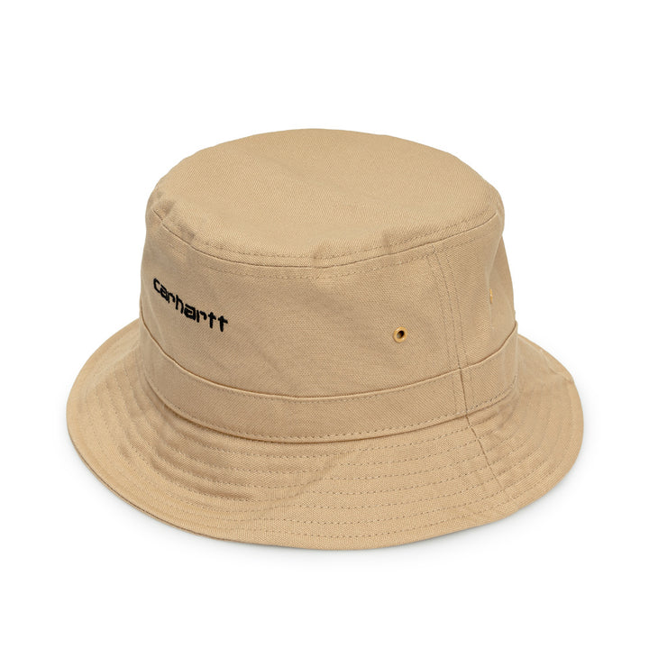 Carhartt WIP Script Bucket Hat | Dusty H Brown - CROSSOVER