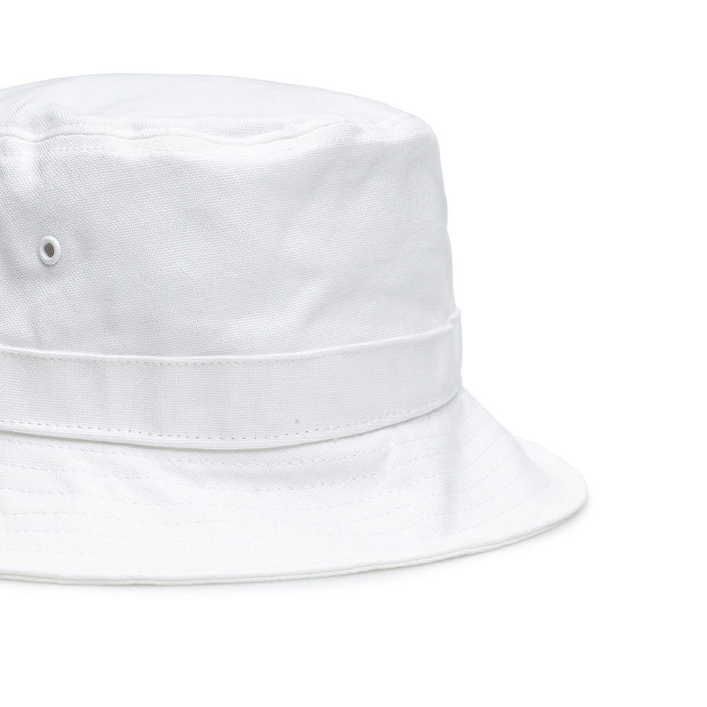 Carhartt WIP Script Bucket Hat | White - CROSSOVER