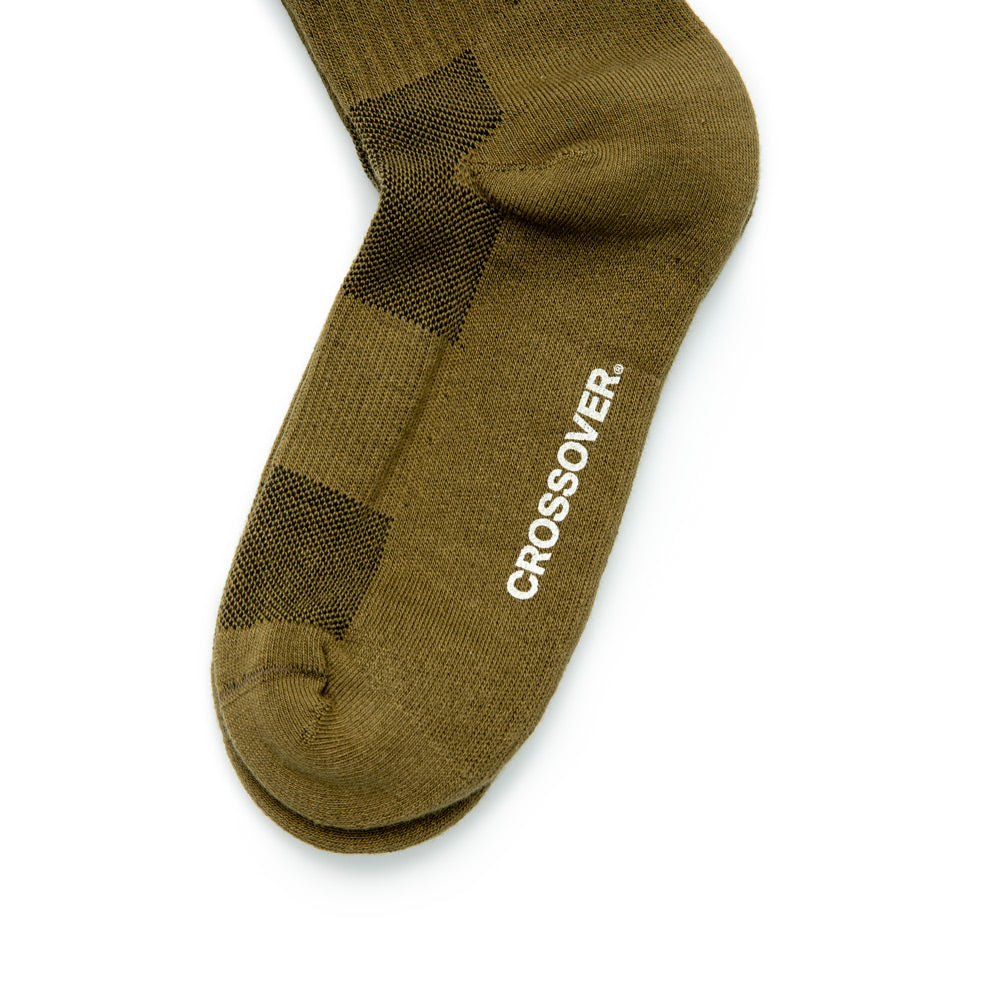 Crossover Signature SBVRT Sock | Olive - CROSSOVER
