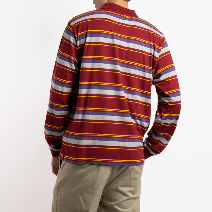 Striped Rugby Shirt | Red