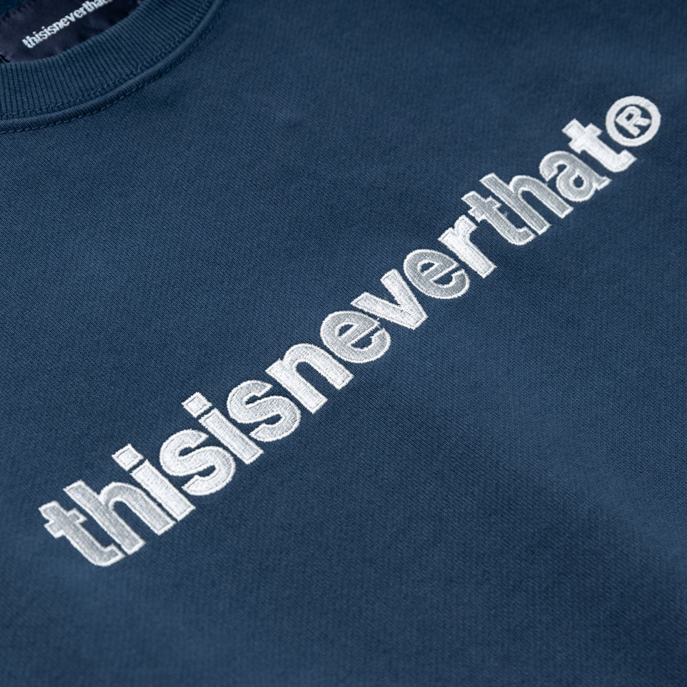 thisisneverthat T-Logo Crewneck | Navy - CROSSOVER