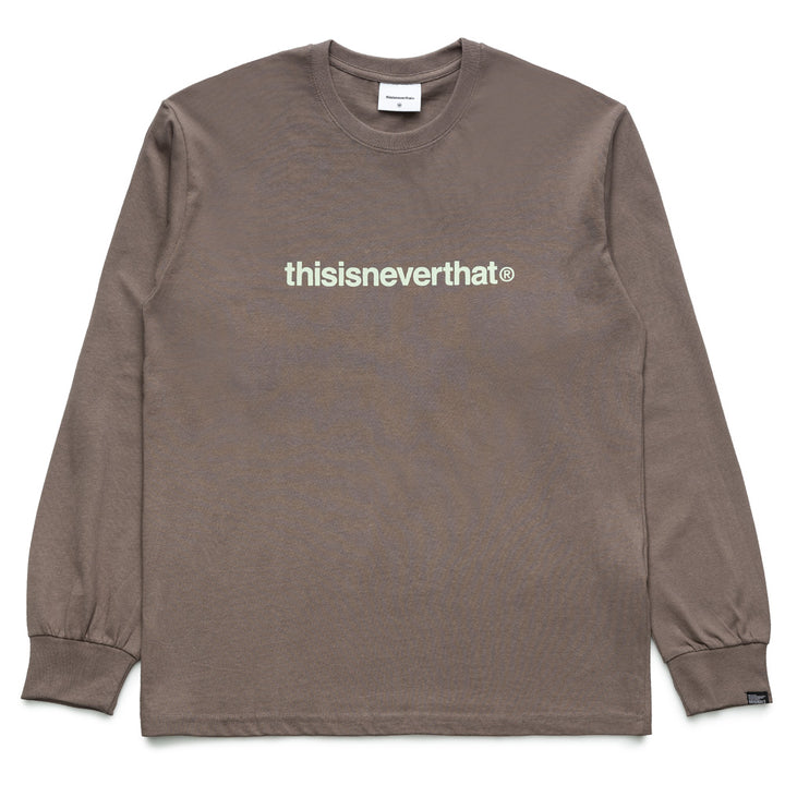 thisisneverthat T-Logo L/S Tee | Dark Mocha - CROSSOVER