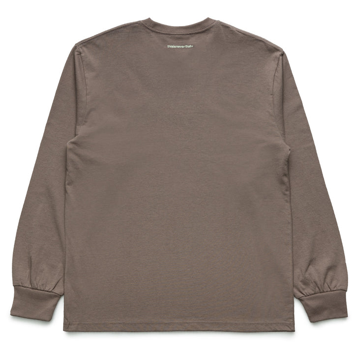 thisisneverthat T-Logo L/S Tee | Dark Mocha - CROSSOVER