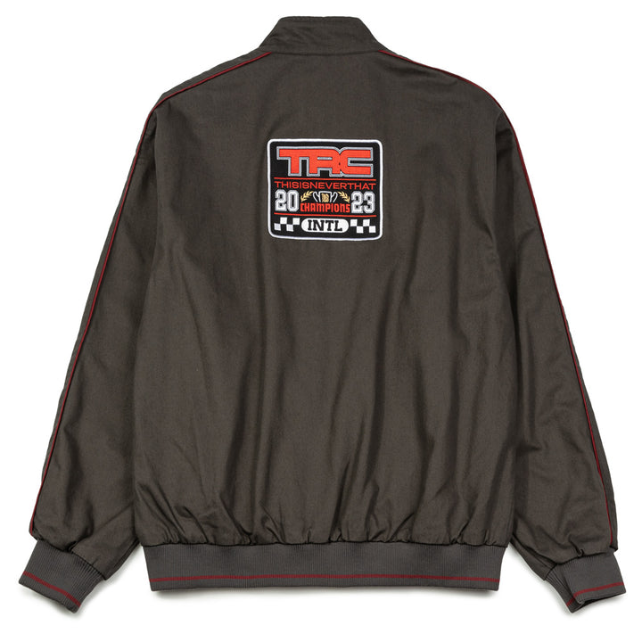 thisisneverthat TRC Racing Jacket | Charcoal – CROSSOVER