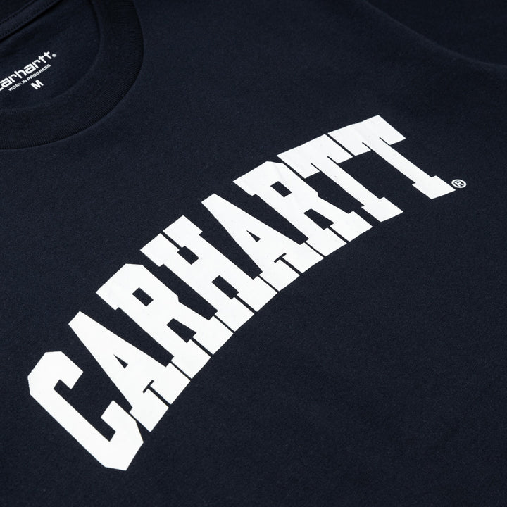 Carhartt WIP University Tee | Dark Navy - CROSSOVER
