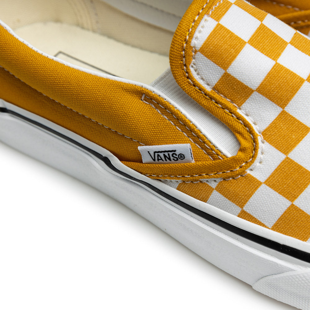 Vans Slip On Slip On Checkerboard | Golden Yellow – Crossover