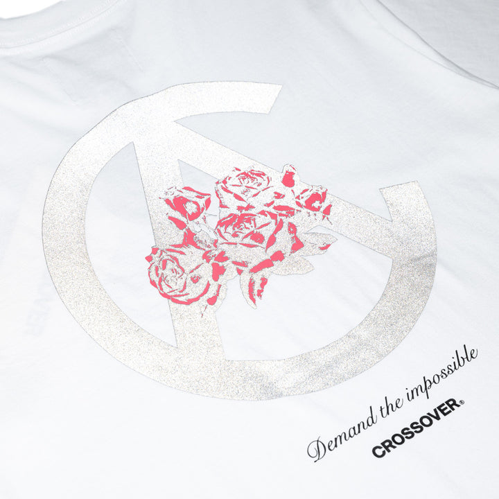 What Will Lasts Anarcho Flower Tee | White