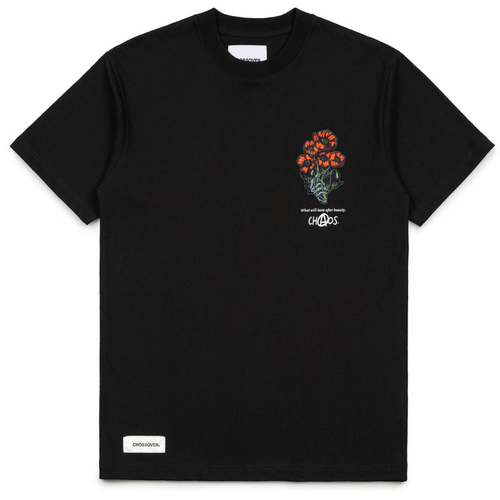 What Will Lasts Flower 1.0 Tee | Black