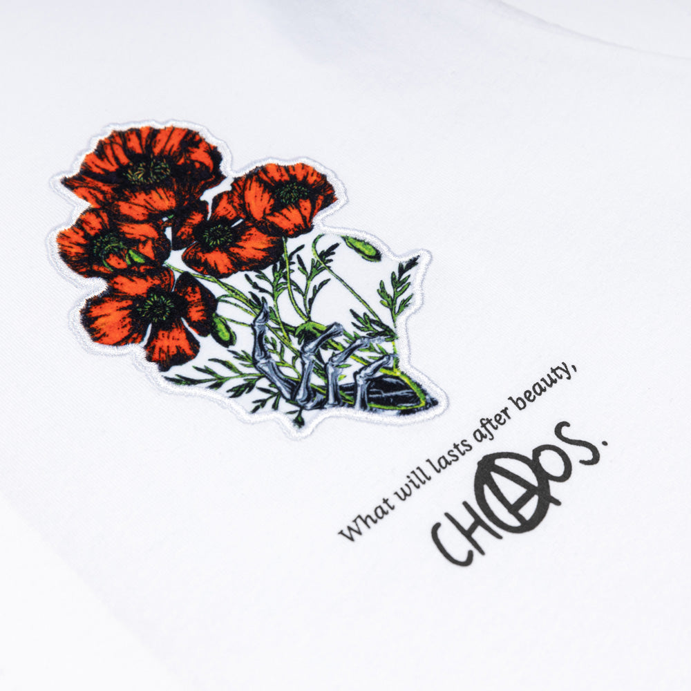 What Will Lasts Flower 1.0 Tee | White