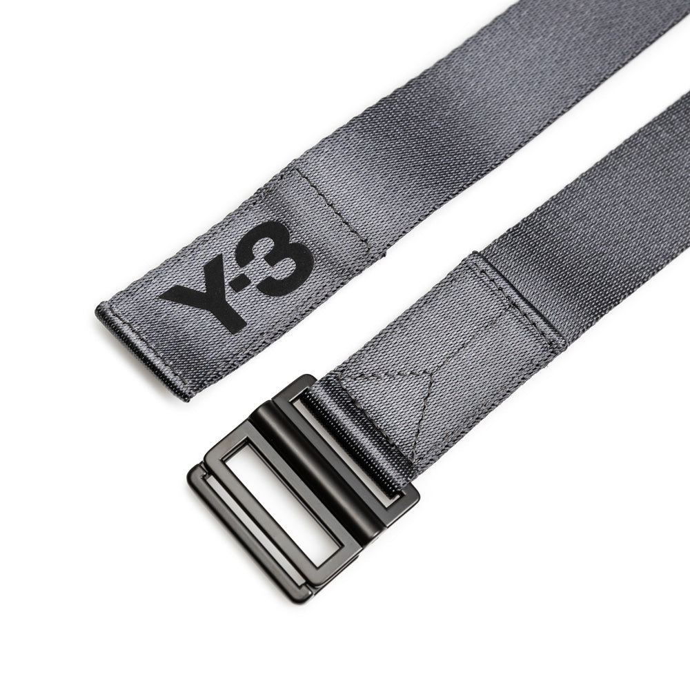 Y-3 Classic Logo Belt | Dark Gray Heather