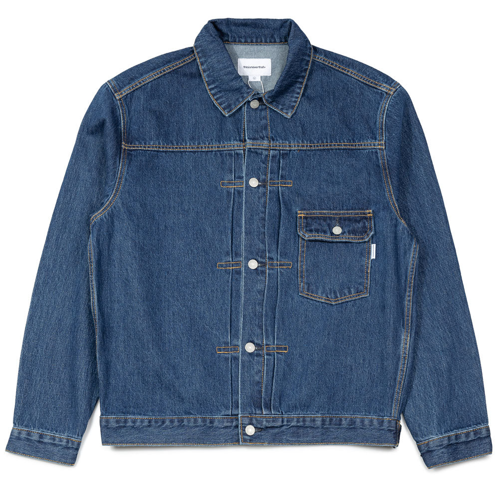 thisisneverthat Denim Trucker Jacket | Blue – CROSSOVER