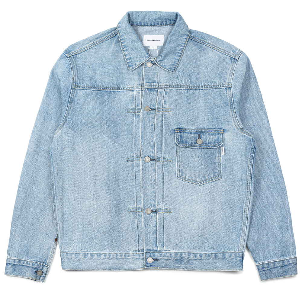 thisisneverthat Denim Trucker Jacket | Washed Blue – CROSSOVER